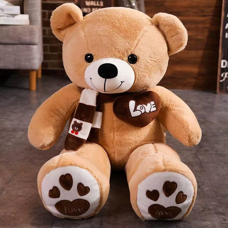 Teddy Bear with Scarf 80cm ( Standard Delivery )