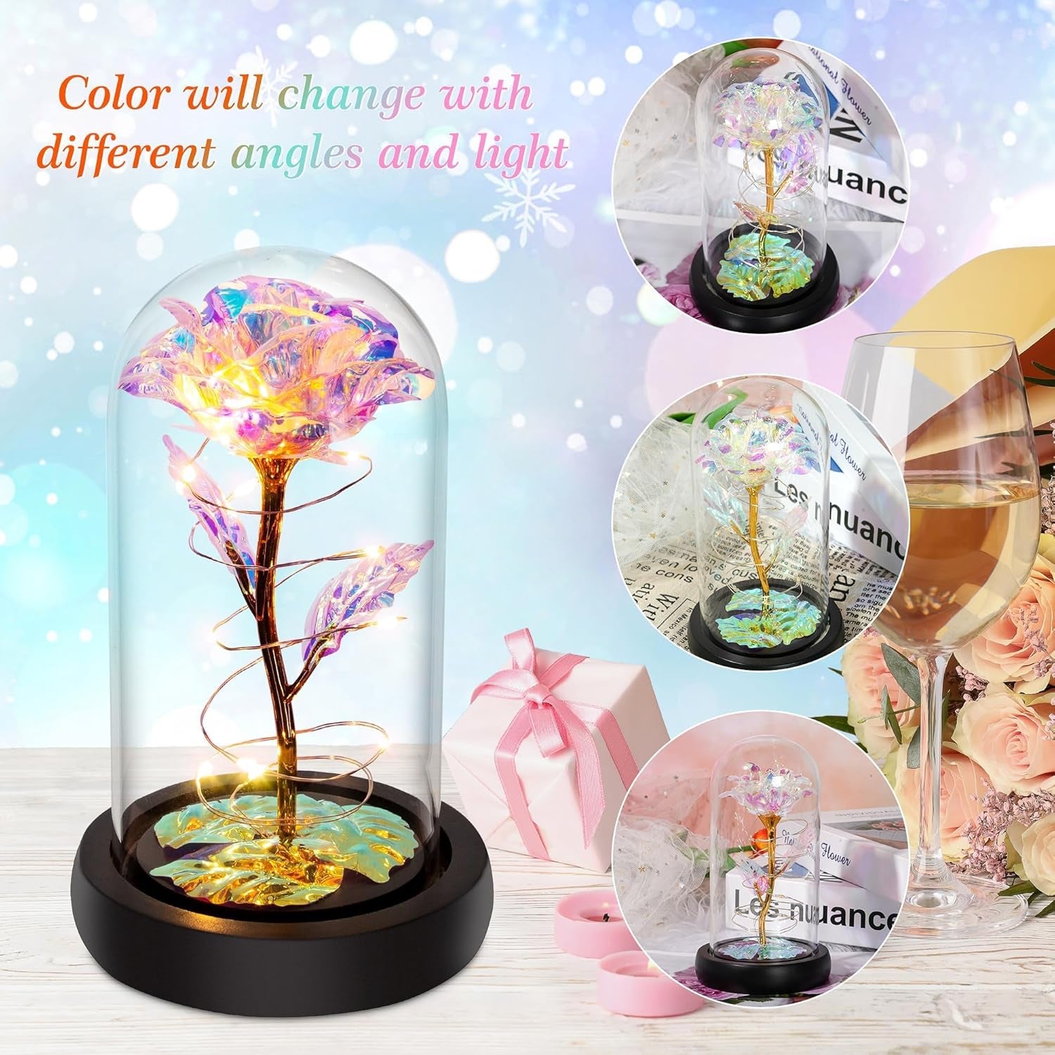 Light Flowers Gifts for Her ( Usa Express )